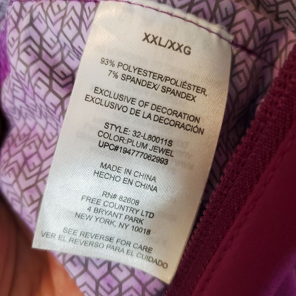 Free Country Women's Rain Jacket Size XXL - Picture 9 of 10